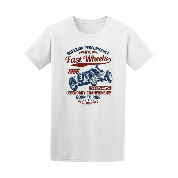 Fast Wheels Championship T-Shirt Men -Image by Shutterstock, Male Medium