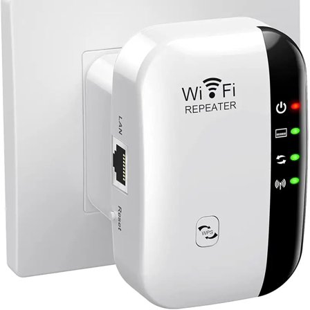 Fast WiFi Extender Signal Booster for Home, Long Range WiFi Repeater - Up to 5000 sq.ft Coverage, Easy Set Up WiFi Repeater Wireless Signal Booster with Ethernet Port for Indoor/Outdoor