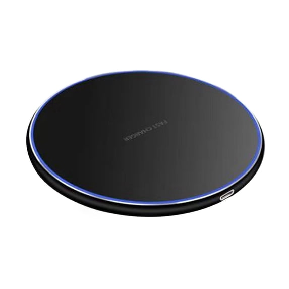 Fast Wireless Charger for All Phones Certified 10W Max Wireless Charging Pad With Type C Compatible with Android Devices,Black