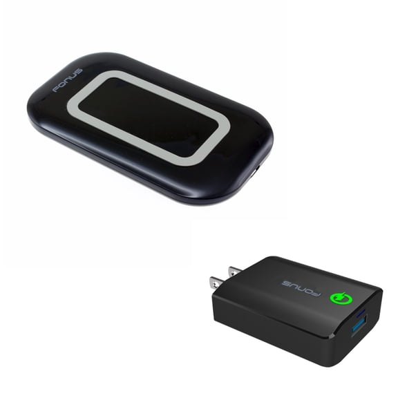 Fast Wireless Charger w Fast 18W Home Charger for Google Pixel 5/4/XL Phones - 7.5W and 10W Charging Pad, USB Port Power O4A Compatible With Pixel 5/4/XL Models