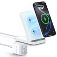 thumbnail image 1 of Fast Wireless Charging Station for Google Pixel 9/9 Pro/9 Pro XL/Fold/8 Pro/8a/8/7a/7 Pro, Android Phone Wireless Charger Stand Desk with QC3.0 Adapter for Samsung Galaxy S25/S24/S23 Ultra, iPhone 16, 1 of 7