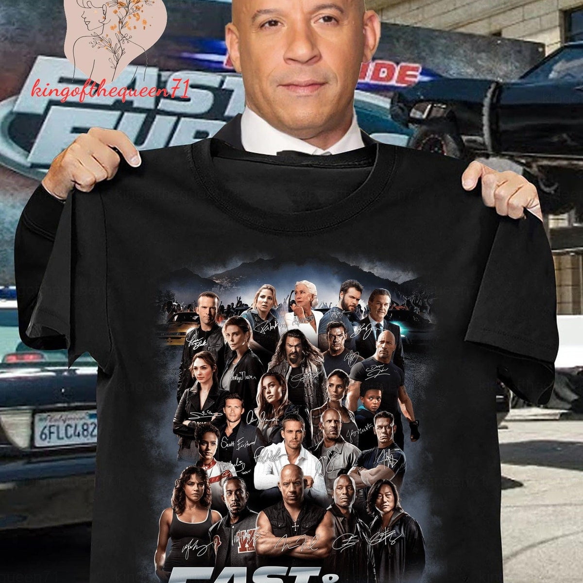 Fast X Movie Shirt, Fast And Furious Anniversary Signatures TShirt — free download