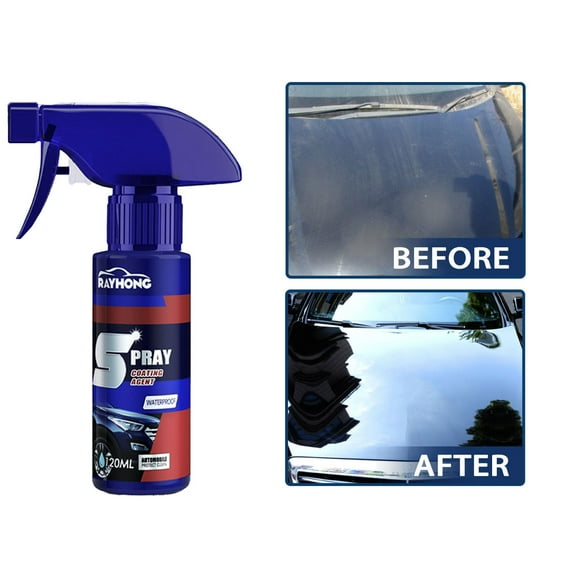 Fast-acting Coating Spray Liquid Ceramic Spray Coating Coat Quick Nanotechnology Coating Auto Spray Wax 120ML
