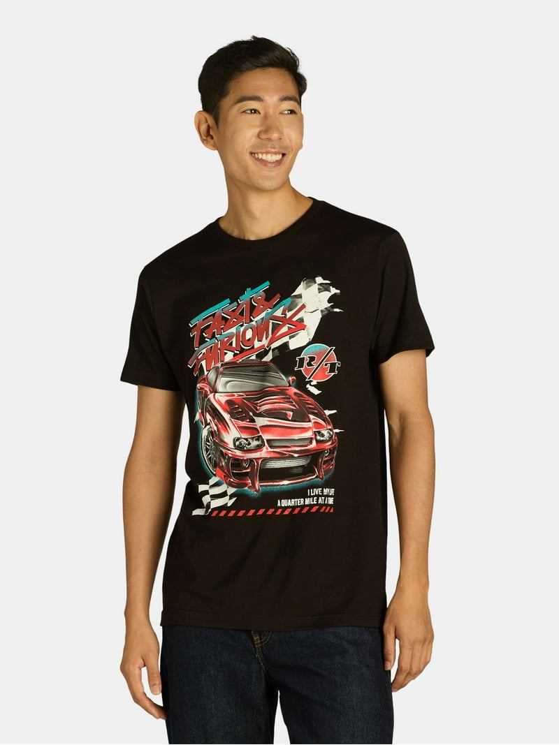 Fast and the Furious Men's Graphic Tee, Sizes S-3XL, Casual