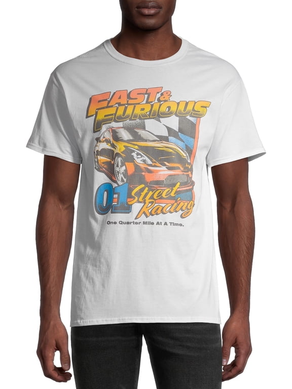 Fast and Furious Men's and Big Men's Street Racing Graphic T-Shirt