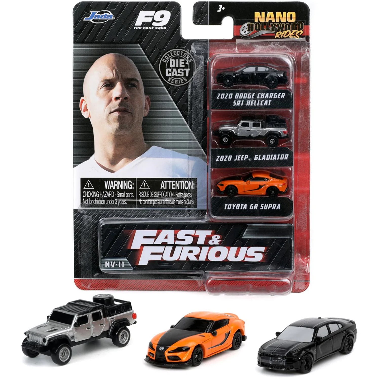 Fast and Furious Nano Hollywood Rides F9 3-Pack - Walmart.com Fast and Furious Nano Hollywood Rides F9 3-Pack - Walmart.com