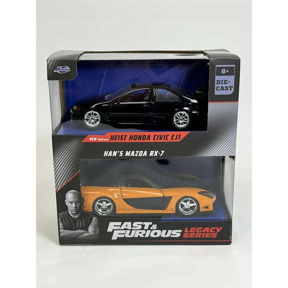 Fast and Furious Twin Set Heist Honda and Hans Mazda 1:32 253202011