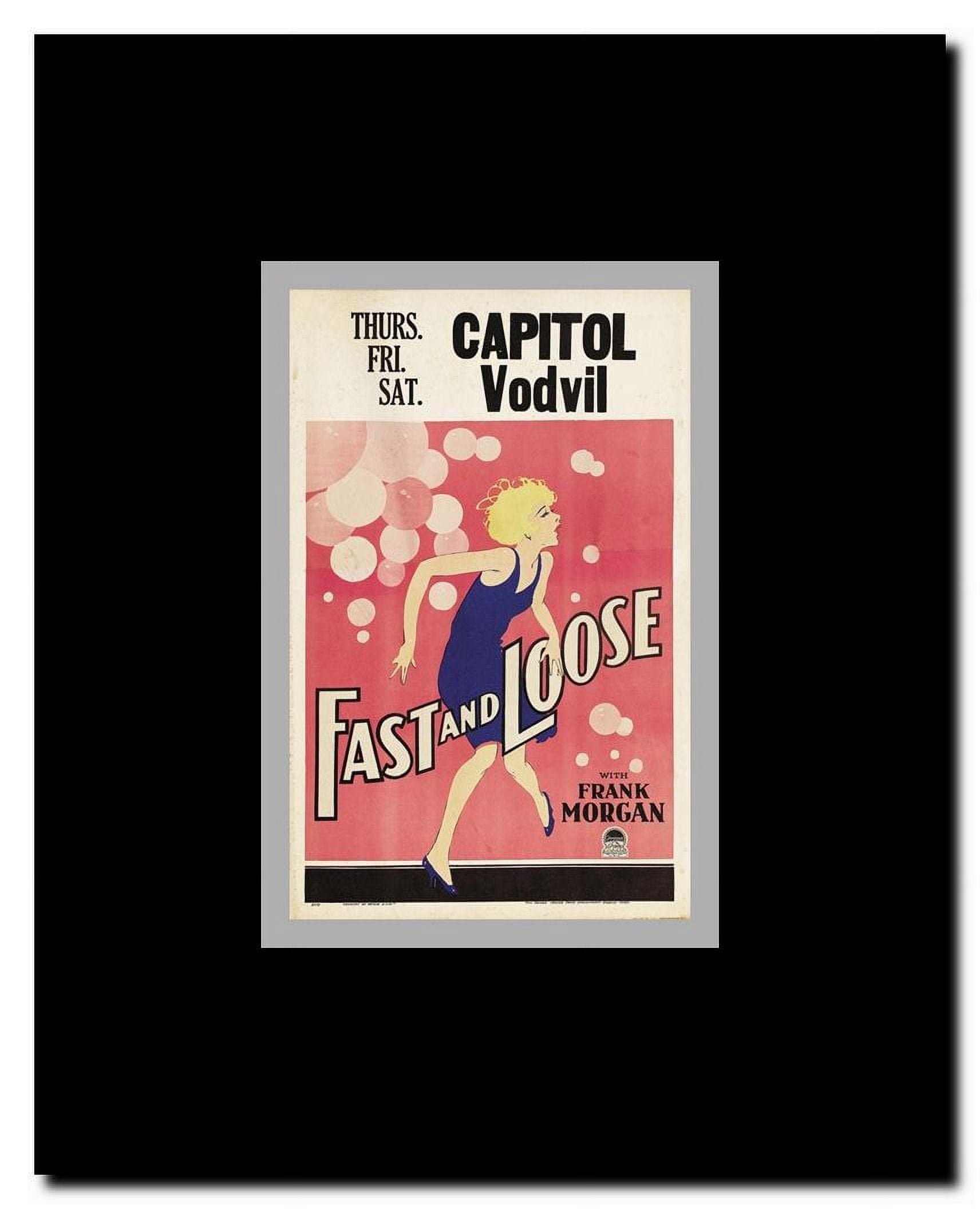 Fast and Loose Framed Movie Poster