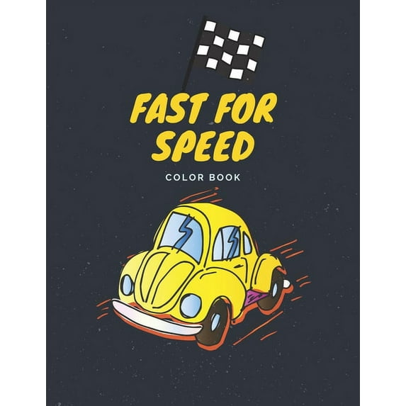 Fast for Speed Color Book: Fight & Speed Lovers' Adult Coloring Book (Paperback)