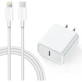 thumbnail image 1 of Fast iPhone Charger, 20W USB Type C Wall Charger with 3.3ft Cable Cord Compatible with iPhone 13 12 11 X, 1 of 7