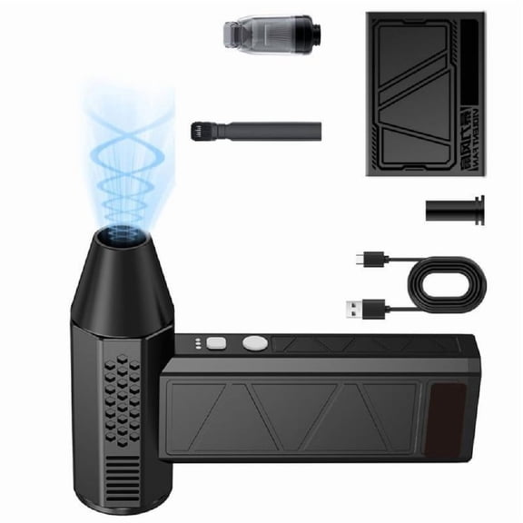 Fast speed Cordless Air Duster 130000RPM for Computer Car Vacuum Packaging