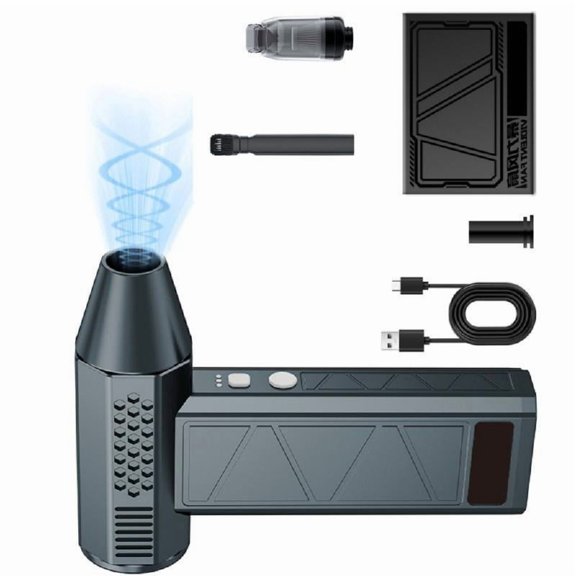 Fast speed Cordless Air Duster 130000RPM for Computer Car Vacuum Packaging