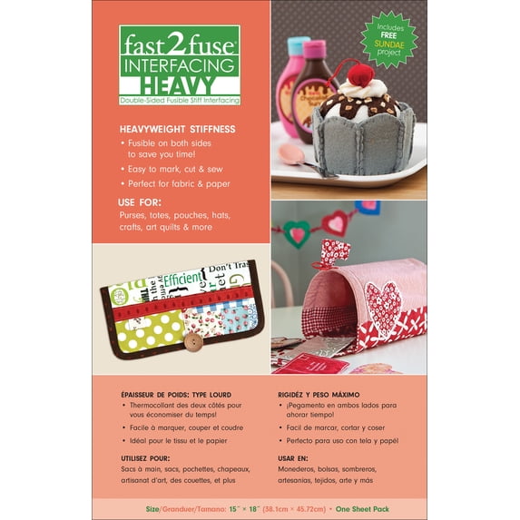Fast2fuse Craft Pack Interfacing Heavy W