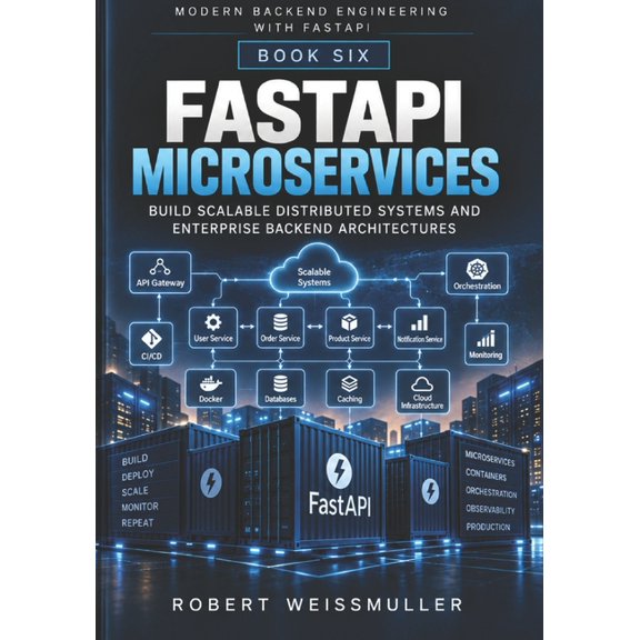 Modern Backend Engineering with Fastapi FastAPI Microservices: Build Scalable Distributed Systems and Enterprise Backend Architectures, Book 6, (Paperback)