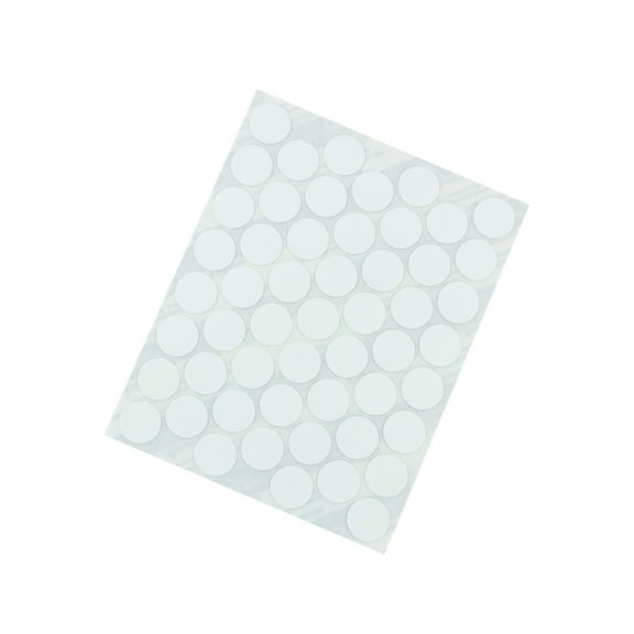 FastCap 9/16" Self Adhesive Screw Cap Covers White, 53 Pack