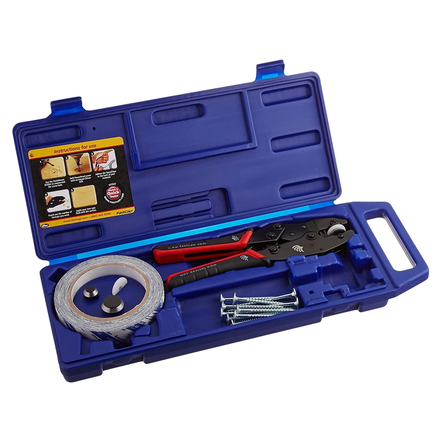 FastCap Basic Woodworking Custom Color Single Hole Punch Tool Kit w