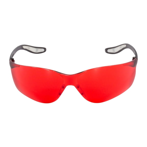 FastCap CatEyes Safety Glasses, Red Lens, No Magnification
