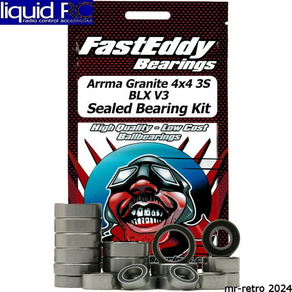FastEddy 7117 Arrma Granite 4x4 3S BLX V3 Sealed Bearing Kit