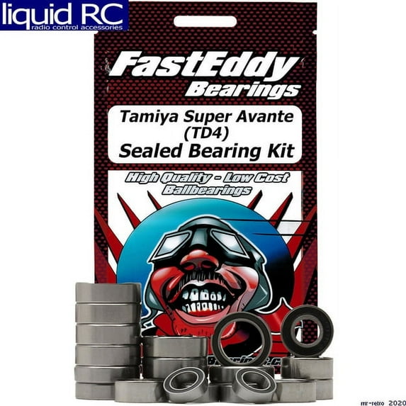FastEddy Bearings 7276 Tamiya Super Avante (TD4) Sealed Bearing Kit