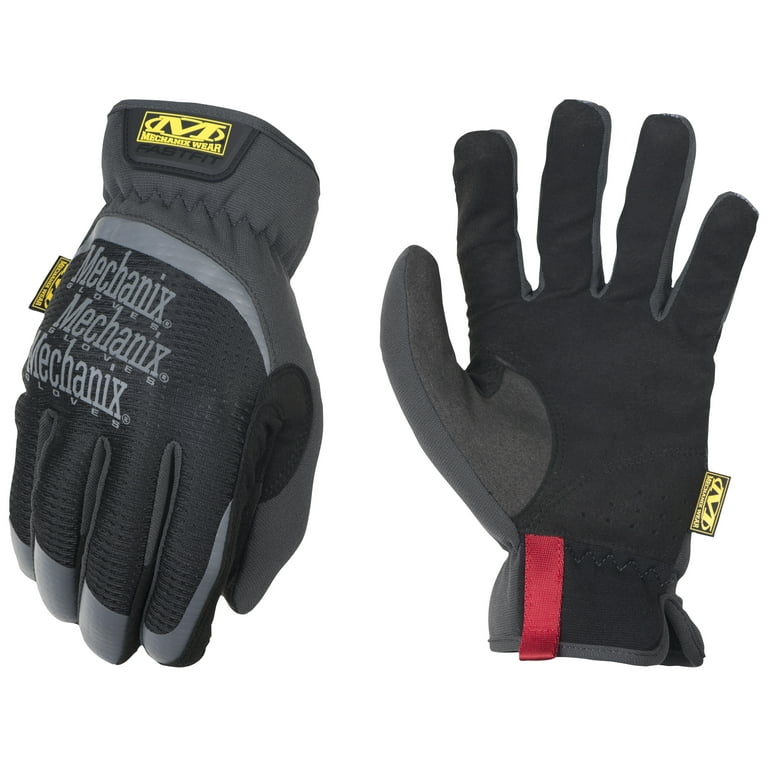 Mechanix Wear Performance Work Gloves, FastFit, Large, Black