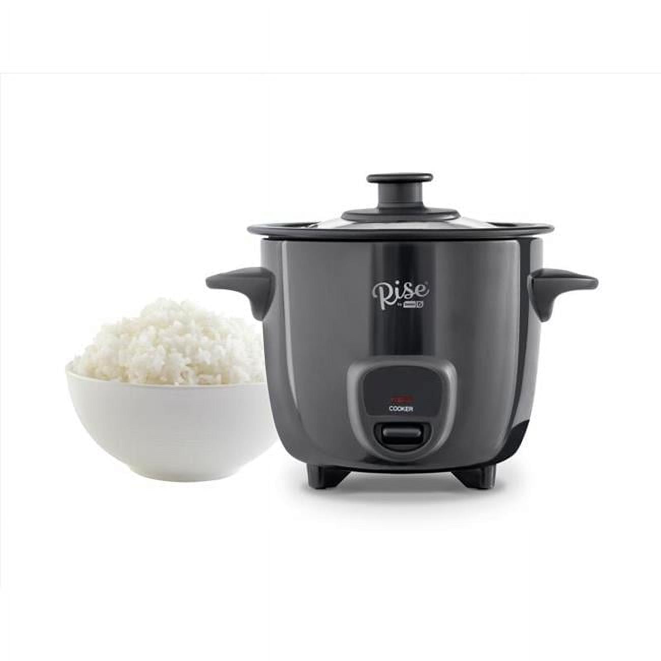 FastFood Rise in2-Cup in Rice Cooker, Black - Walmart.com