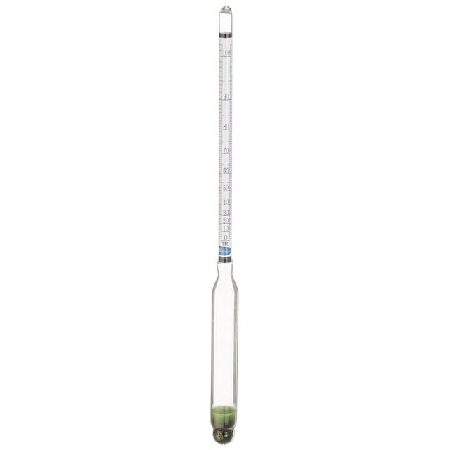 FastRack Name Hydrometer Alcohol 0200 Proof and Tralle Hydrometer