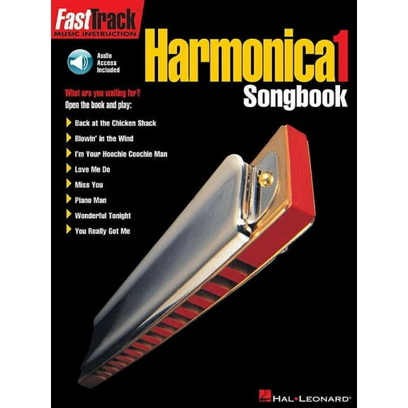 FastTrack Music Instruction: Fasttrack Harmonica Songbook - Level 1 Book/Online Audio (Other)