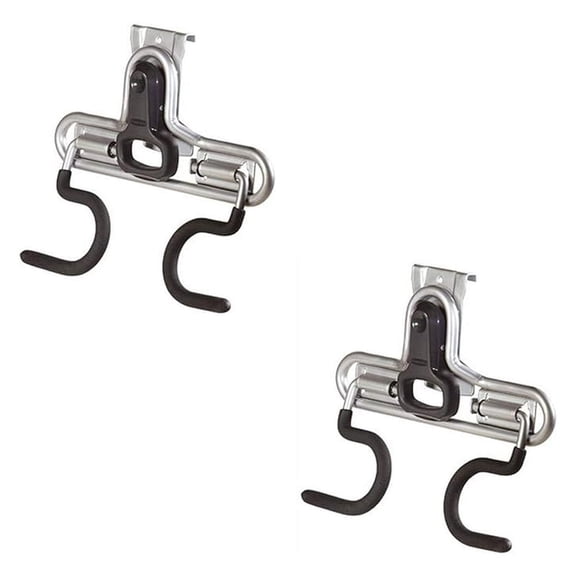 FastTrack Wall S Hooks 2 Handle - Garage Storage Organizer Rack for Hand Tools (2 Pack)
