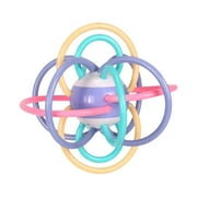 FastXams Learning Educational Rattle & Sensory Teether Toys for Babies, bBaby Rattles 0-6 months Multicolour Soft Teething Tube, Easy to Clean, Developmental Baby Toys