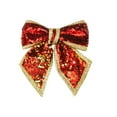 thumbnail image 1 of FastXmas 10 Inch Large Christmas Bow Decoration,Christmas Bow with Glitter Sequined Bow Ties for Christmas Tree Accessories Wreath Ornaments for Door And Window Hangings Party Decorations(Red), 1 of 5