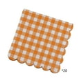 thumbnail image 1 of FastXmas 20 PCS Fall Plaid Napkins 4.9*4.9 Inch Thanksgiving Christmas Plaid Paper Towel​ Autumn Paper Hand towels for Thanksgiving Party Supplies Reusable Napkins for Party Christmas Celebration, 1 of 6