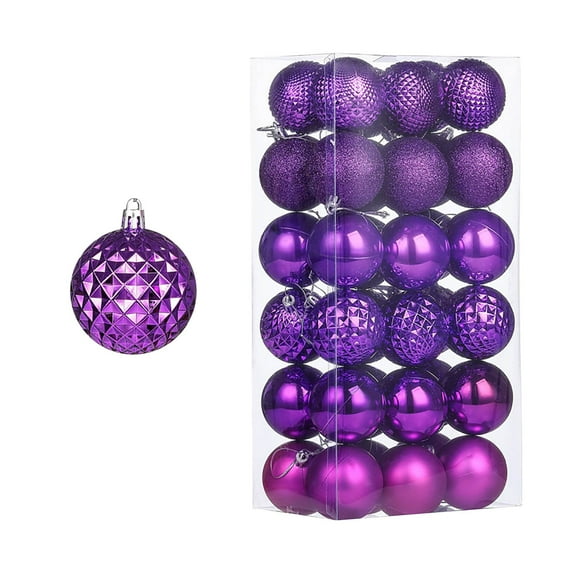 FastXmas 36 PCS Christmas Ball Decoration 2.36 Inch Christmas Tree Hanging Balls Ornaments Electroplated Christmas Tree Balls Pendant for Garden Backyard Xmas Tree Holiday Wedding Party Home Decor