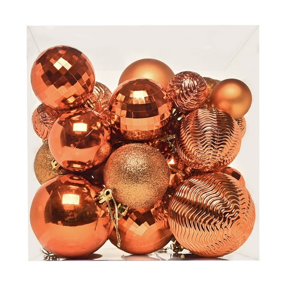 FastXmas 36 Pcs Christmas Balls Ornaments Set, 2.4 in Electroplated Christmas Tree Hanging Decorations,Shaterproof Christmas Ball Ornaments,Christmas Bauble for Xmas Tree,Home,Wedding Decor