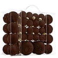 thumbnail image 1 of FastXmas 46Pcs Velvet Christmas Ball Ornaments Set Flocked Shatterproof Christmas Tree Decorations Plastic Xmas Balls Decorative Hanging Ornaments for Xmas Holiday Home Birthday Decor,Mutil-Sizes Set, 1 of 5