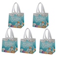 thumbnail image 1 of FastXmas 5PC Easter Gift Bags with Tonge,Spring Non Woven Handbag, 8*8 in Bunny Pattern Gift Bags, Reusable Non Woven Shopping Gift Bag for Shopping Gift Warpping, 1 of 6