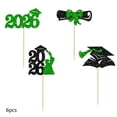 thumbnail image 1 of FastXmas 6Pcs Class of 2026 Graduation Cupcake Topper - Celebrate Graduation Day with Tindobewan Glitter Congrats Grad Cupcake Picks Decorations(Black with Gold,Different sizes), 1 of 5