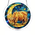 thumbnail image 1 of FastXmas 7.4 Inch Acrylic Puzzles Window Hanging Decoration, Multicolored Sun Catcher Pendant Ornament with Different Pattern Puzzles for Patio Home Garden Decor Gift for Mom Mother Men Friend, 1 of 4