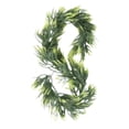 thumbnail image 1 of FastXmas 71" Christmas Rattan Decoration Red Berries and Green Pine-Needles Christmas Rattan Ornament Classical Norfolk Pine Christmas Garland Decor for Xmas Stair Fireplace Wall Home Indoor Outdoor, 1 of 6