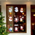 thumbnail image 1 of FastXmas 9 Pcs Christmas Window Clings for Glass Windows, 7.8 x 12 Inch Christmas Style Windows Stickers, Snowflake,Pine Tree,Bells Pattern Window Decal Stickers Decorations for Home Office Shop, 1 of 6