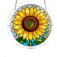 thumbnail image 1 of FastXmas Acrylic Puzzles Window Hanging Decor, 7.4 Inch Sun Catcher Pendant Ornament with Different Flowers Pattern Puzzles for Home Tree Patio Decor Gift for Mom Mother Men Friends, 1 of 4