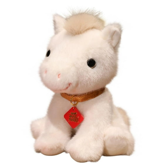 FastXmas Adorable Palm Pals Cotton Horse Stuffed Animal Doll Decor- Fun Plush for Boys and Girls Adult Collectors - Perfect for Decorating Rooms and Birthday Gifts Doll - Brown 6 Inches
