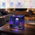 thumbnail image 1 of FastXmas Artificial Aquarium Jellyfish Decor, Floating Soft Jellyfish Fish Tank Decor, Clear Jellyfishwith Suction Cup Sways In Water for Aquarium(2.5*4.5in), 1 of 7