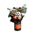 thumbnail image 1 of FastXmas Artificial Fall Flowers Bouquet, Halloween Fall Pumpkin Flower Arrangements Decor for Home Wedding Bouquets Kitchen Table Vase Centerpieces Halloween Party Autumn Decoration, 1 of 6