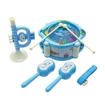 FastXmas Baby Musical Instruments, Musical Toys for Toddlers 1-3, Baby Drum Set Kids Musical Instruments, Preschool Educational Toy Instruments Birthday Toys Gifts for Baby Boys Girls 6-12-18 Month