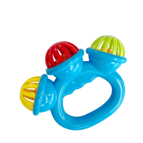 FastXmas Baby Rattles Toys Set, Infant Grab Shake Rattle, Easy Hold Sensory Teether, Babies Development Learning Music Toy, Newborn Shower Birthday Gift for Boy Girl