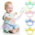 thumbnail image 1 of FastXmas Baby Sensory Toys - Baby Musical Rattles Toys Set, Infant Newborn Teething Toys for Babies Montessori Toys for Boys Girls 0-18 Months Basket Stuffers Gifts, Toddler Travel Toys Christmas, 1 of 8