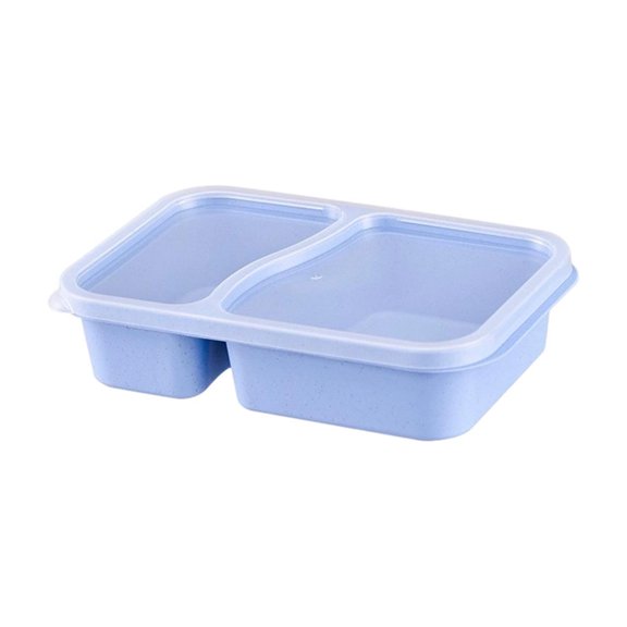 FastXmas Bento Box for Adult, Compartment Dry Fruit Dishs Dims Sum Dividing Dishs Candy Lunch Box Food Preservation Storage Box Compartment Dividing Box for Office and Dormitory Use