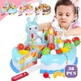 thumbnail image 1 of FastXmas Birthday Cake Toy for Kids Play Sets Pretend Play Birthday Cake Gift Play Food Toy Set DIY Cutting Pretend Play Birthday Party Cake with Candles for Children Kids Classic Toy 38pcs, 1 of 7
