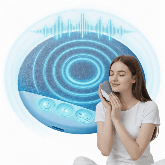 FastXmas Pillow Speaker, Bluetooth Pillow Speaker For Sleeping Portable Under Pillow Speaker With Timer Wireless Sleep Aid With Stereo Private Sleep Headphones(3.7 Inch)