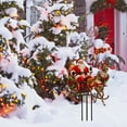 thumbnail image 1 of FastXmas Christmas Garden Acrylic Stakes,7.8x6 Inch Decorative Snowman,Santa Claus and Reindeer Shaped Stakes, Xmas Acrylic Stake Decoration for Yard,Garden,Holiday,New Year,Lawn Pathway Decor, 1 of 6